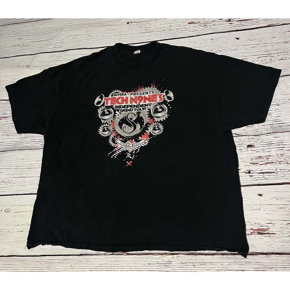 2014 Tech N9ne’s Independent Grind Tour Alstyle AAA T-Shirt Size Men’s 3XL